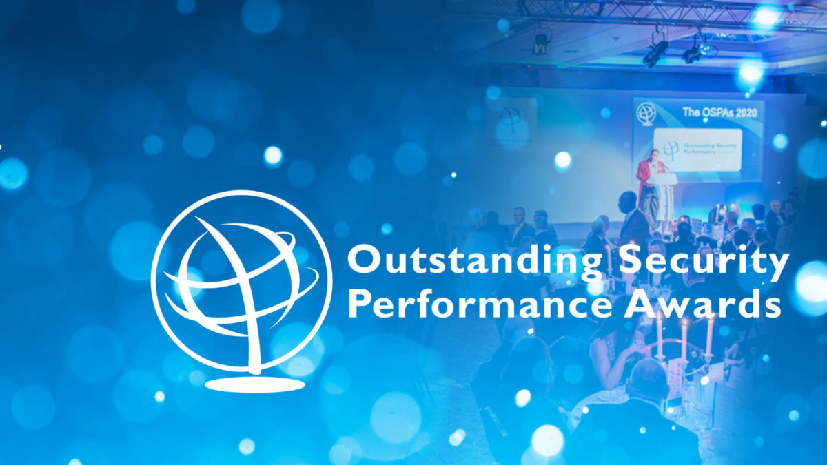 TrackTik presents award at the Outstanding Security Performance Awards (OSPAs)