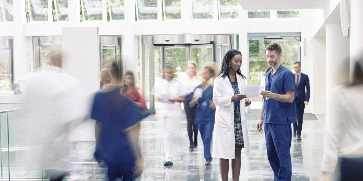 Doctors and Nurses in a Healthcare facility