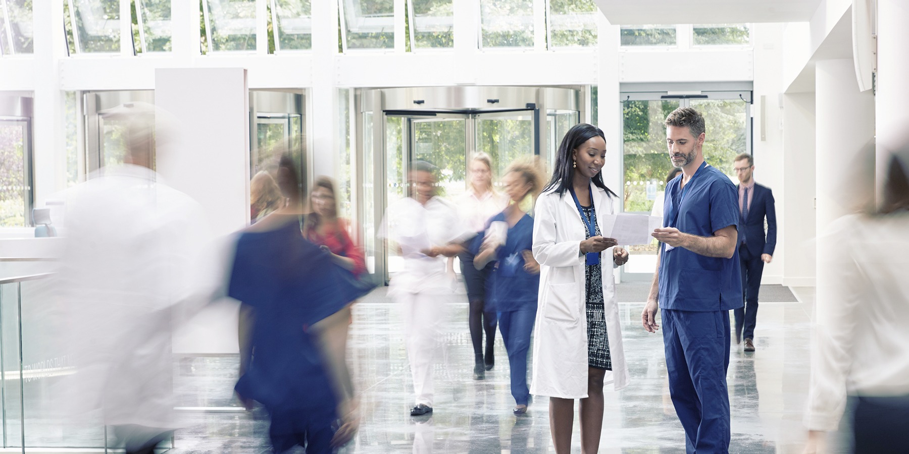 Doctors and Nurses in a Healthcare facility