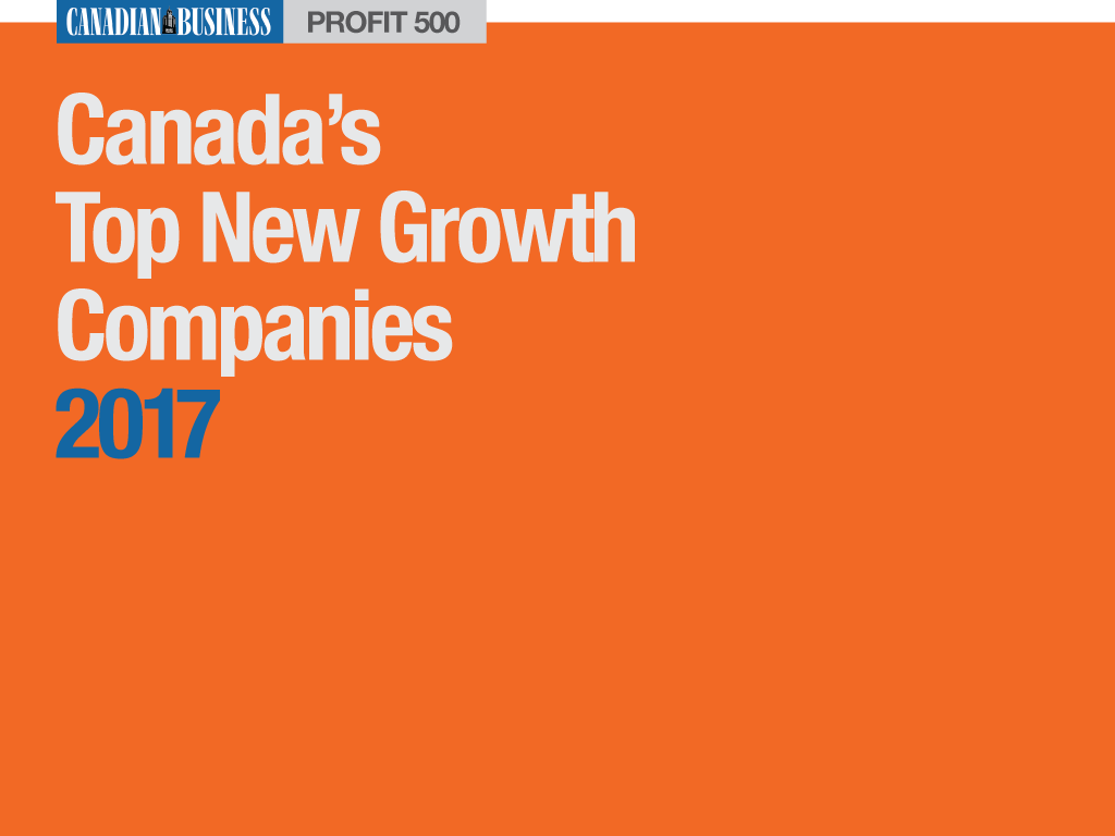 Canada’s top new growth companies 2017