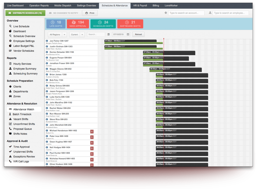 back office scheduling