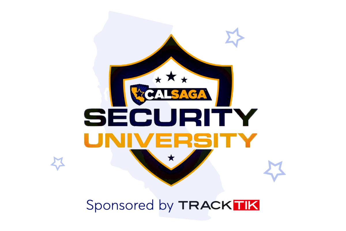 CALSAGA SECURITY UNIVERSITY TRAINING IS BACK!
