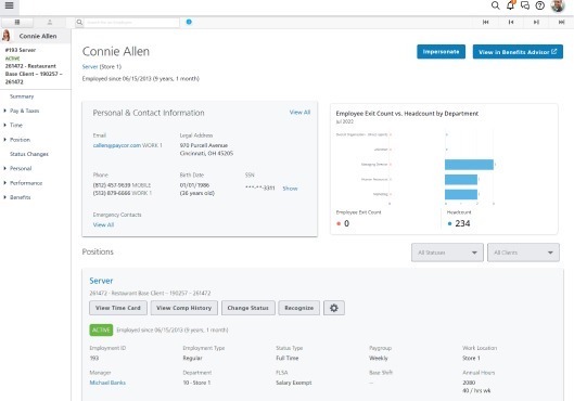 HR Summary Report Software