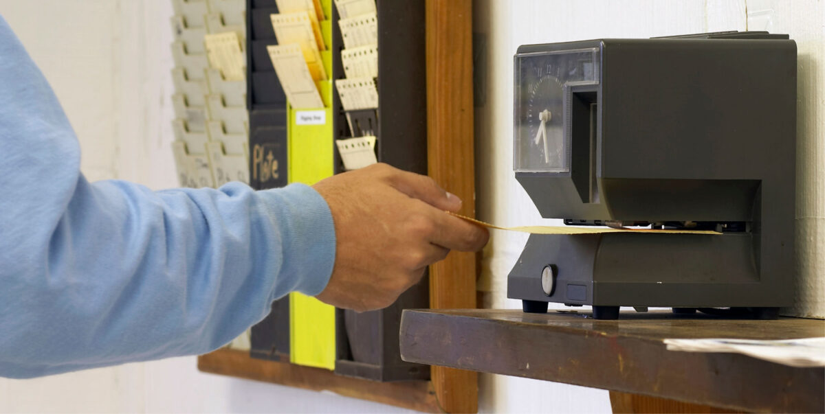 security guard clocking out