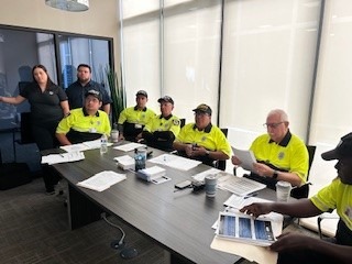 SFM Security guards in uniform