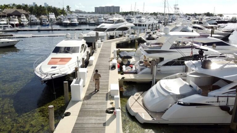 SFM security guard in a yacht marina