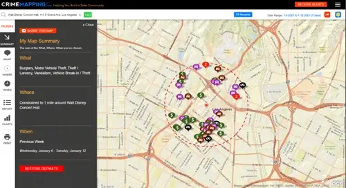 5 Intelligence Gathering Tools To Improve Your Security Risk Assessments 10 Crimemapping Example Tracktik