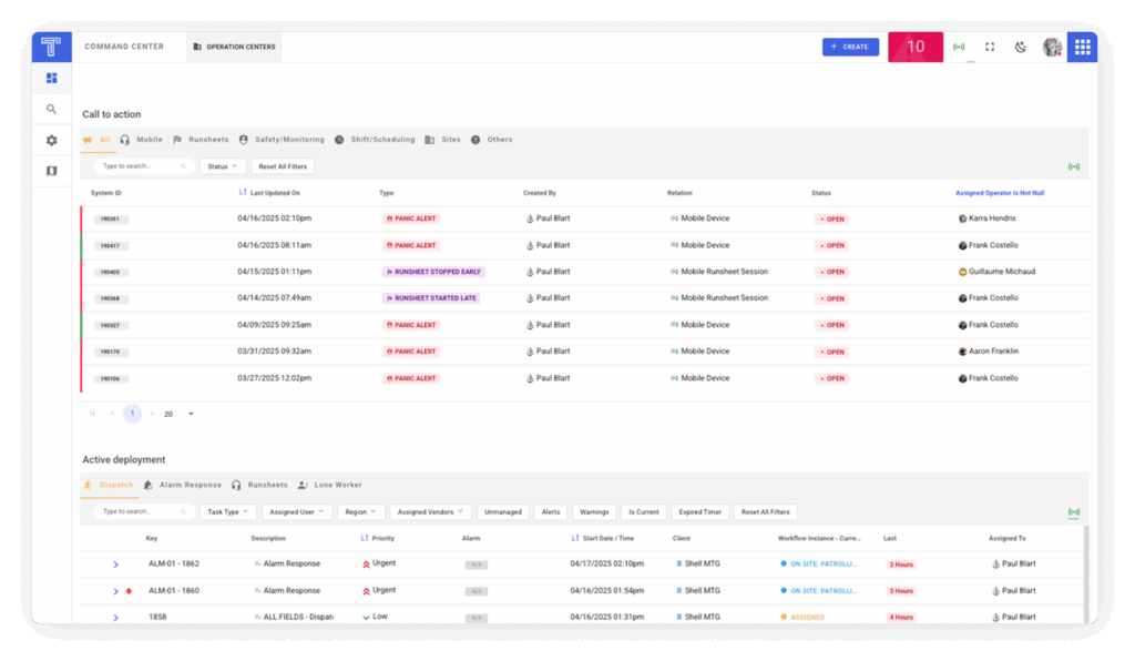 Faster Incident Management With A One Window View Command Center Tracktik