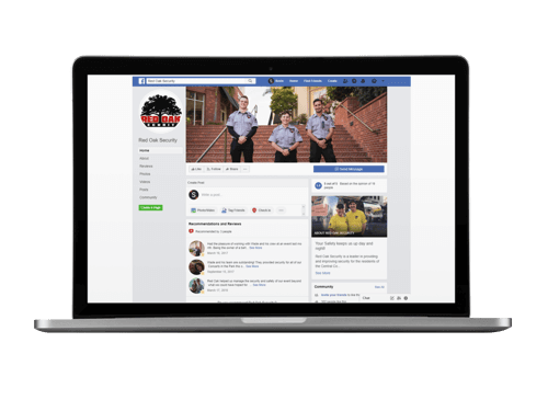 Security Company Facebook Page